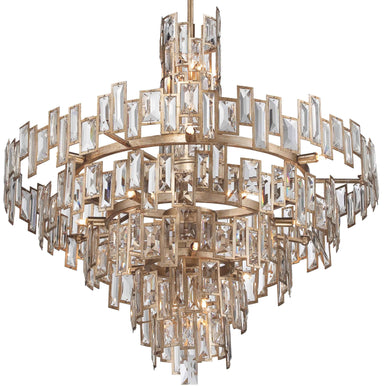 21 Light Crystal Chandelier with a Luxor Gold Finish